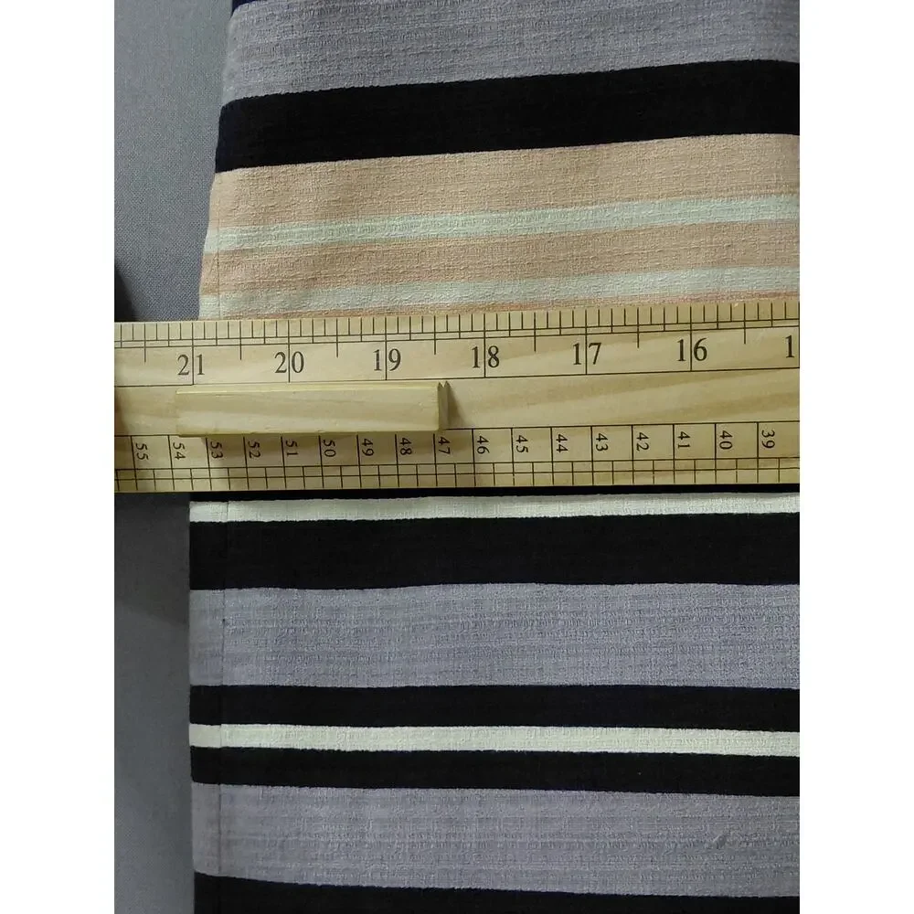 Ann Taylor Cotton Blend Multicolor Pencil Knee Length Skirt Women Size 16